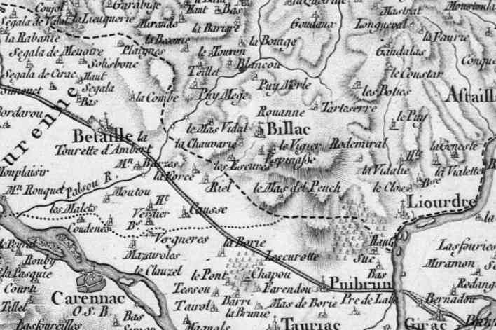carte cassini