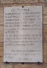 Plaque commemorative